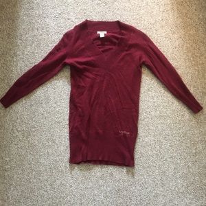 Angora and wool Mini sweater dress wool